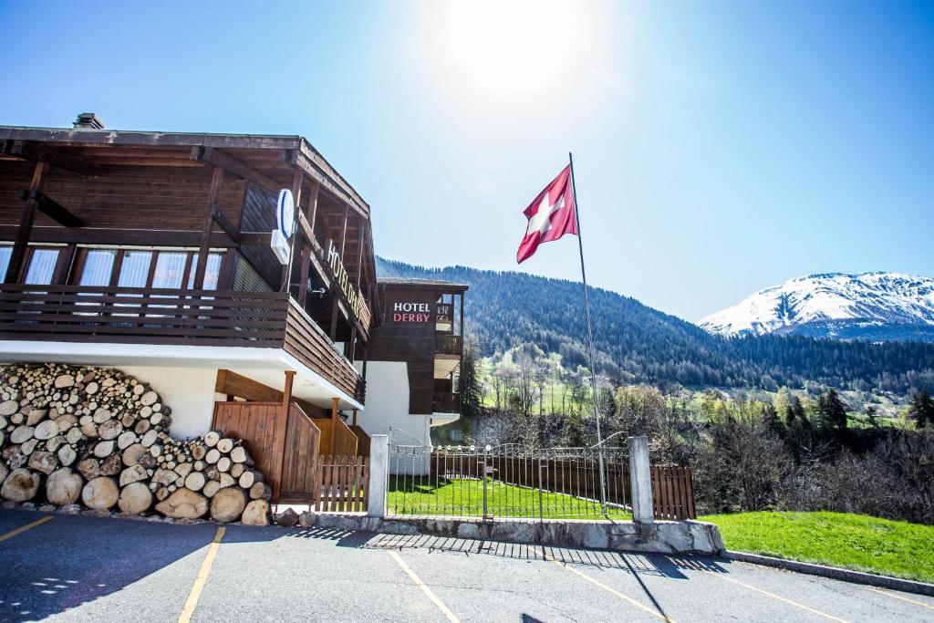 Hotel Derby Fiesch Exteriör bild